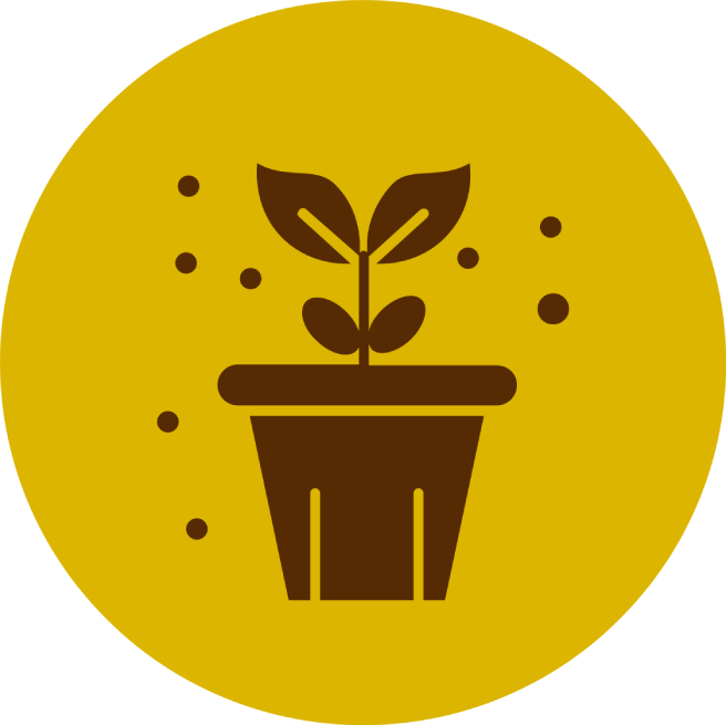 Afforestation 100 million tress icon