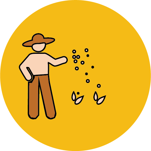 natural farming cluster icon