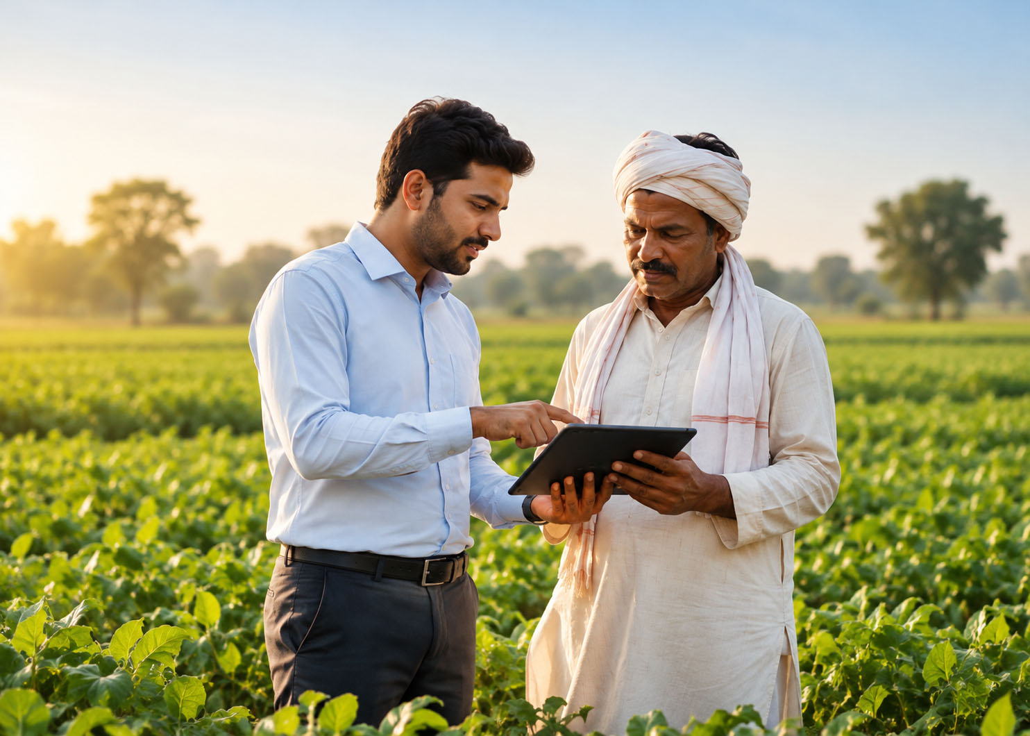 About Us collaborative farming in golden light